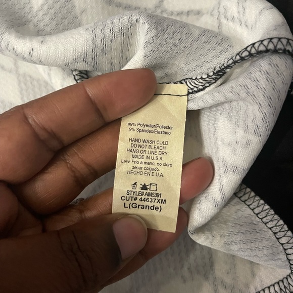 EUC Sz L Blk &White Andrea Dress - Picture 4 of 7